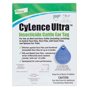 CyLence Ultra Insecticide Cattle Ear Tags Elanco Animal Health